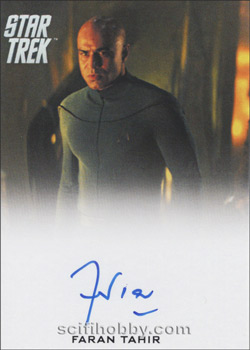 Faran Tahir as Captain Robau in Star Trek Star Trek Movies Autograph card