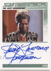 Jessie Lawrence Ferguson Autograph card