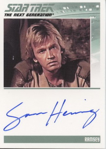 Sam Hennings Autograph card