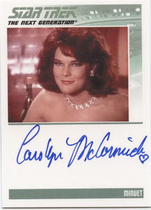 Carolyn McCormick Autograph card