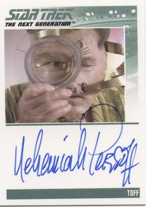 Nehemiah Persoff Autograph card