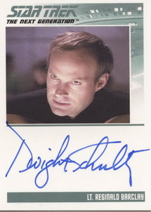 Dwight Schultz Autograph card