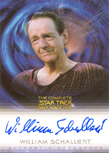 William Schallert as Varani Autograph card