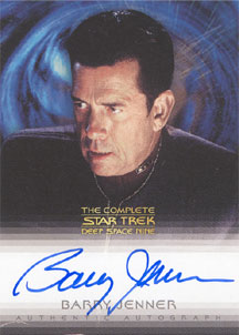 Barry Jenner as Admiral Bill Ross Autograph card