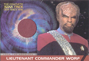 Worf From The Archives Costume card