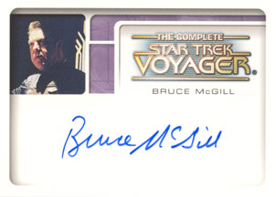 Bruce McGill as Captain Braxton Autograph card