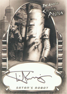 Tarik Ergin as Satan's Robot Autograph card