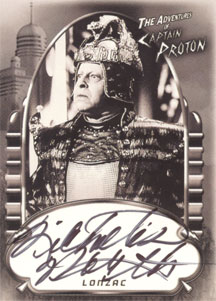 Nicholas Worth as Lonzac Autograph card