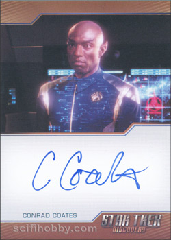 Conrad Coates as Admiral Terral Autograph card