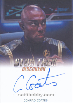 Conrad Coates as Admiral Terral Autograph card