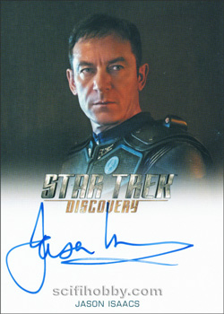 Jason Isaacs as Captain Gabriel Lorca Autograph card