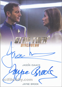 Jason Isaacs and Jayne Brook - Not in Archive Box Autograph card