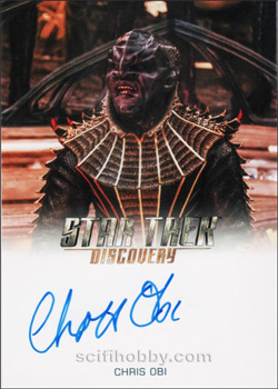Chris Obi as T'Kuvma Autograph card