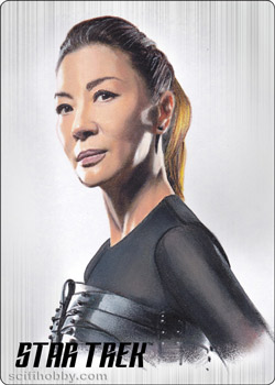 Philippa Georgiou Starfleet's Finest Painted Portrait Metal card