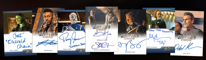 Autograph Cards Fanned Out
