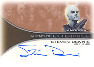 Steven Dennis as Tholos Autograph card