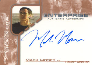 Mark Moses as Henry Archer Autograph card