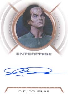 D.C. Douglas as Zepht Autograph card