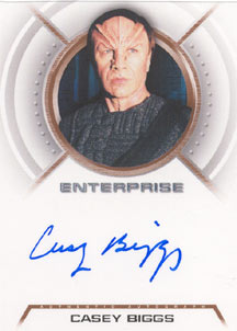 Casey Biggs as Illyrian Captain Autograph card