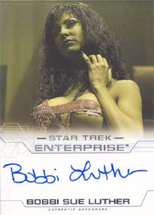 Bobbi Sue Luther as Orion Slave Girl Autograph card