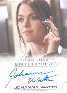 Johanna Watts as Gannett Brooks Autograph card