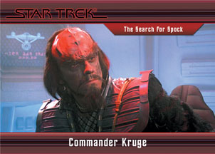 Kruge in Star Trek III: The Search for Spock Base card