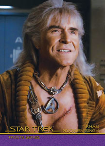 Ricardo Montalban as Khan Soonien Singh in Star Trek II: The Wrath of Khan Tribute card