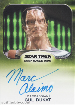 Marc Alaimo as Gul Dukat Other Autograph card