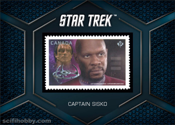 Captain Sisko Star Trek 50th Anniversary Stamp card