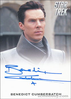Benedict Cumberbatch as Khan in Star Trek Into Darkness Movie Autograph card