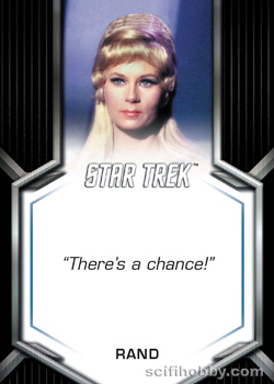 Yeoman Janice Rand Expressions of Heroism