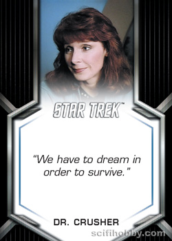 Dr. Crusher Expressions of Heroism