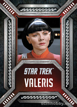 Lt. Valeris Laser Cut Villians card