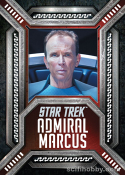 Admiral Marcus Laser Cut Villians card