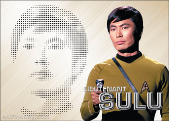 Lt. Sulu Phaser Cut Bridge Crew card