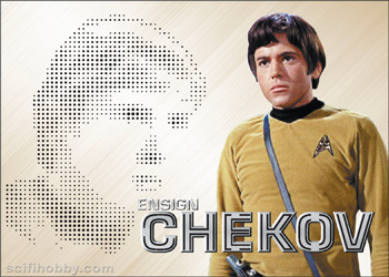 Ensign Chekov Phaser Cut Bridge Crew card