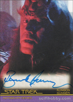 Branscombe Richmond as Klingon Gunner in STIII:The Search For Spock Movie Autograph card
