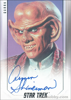 Armin Shimerman as Quark Bridge Crew Autograph card