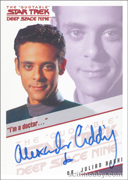 Alexander Siddig as Dr. Julian Bashir Other Autograph card