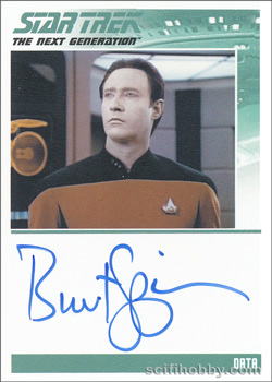 Brent Spiner as Data Other Autograph card
