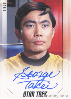 George Takei as Sulu Bridge Crew Autograph card
