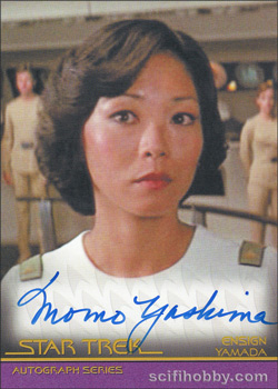 Momo Yashima as Enisgn Yamada in Star Trek: The Motion Picture Movie Autograph card