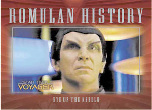 Eye of the Needle Romulan History