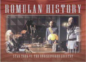 Star Trek VI: The Undiscovered Country Romulan History