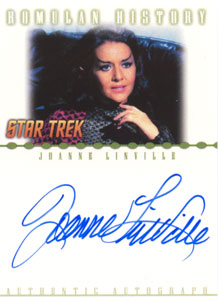 Joanne Linville as Commander Charvanek Autograph card