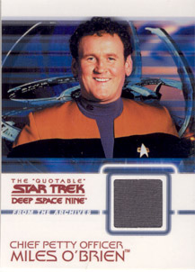 Chief Petty Officer Miles O'Brien Costume card