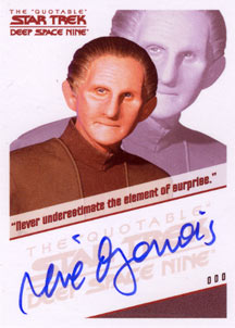 Rene Auberjonois as Odo Autograph card