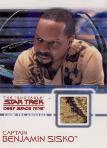 Captain Benjamin Sisko from Explorers Costume card