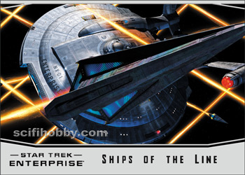 NX01 Enterprise in Tholian Web Ships of Line