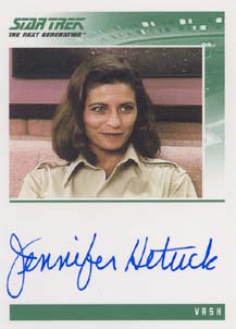 Jennifer Hetrick as Vash Autograph card